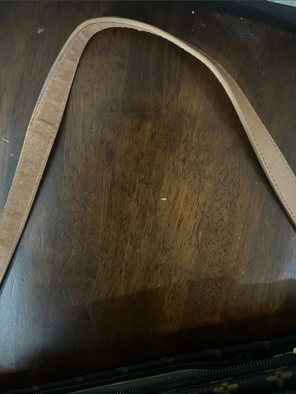 Monogram Canvas Brown and Tan Messenger Shoulder Bag